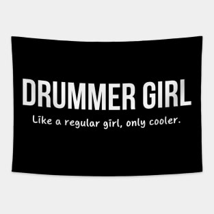 Drummer Girl Tapestry