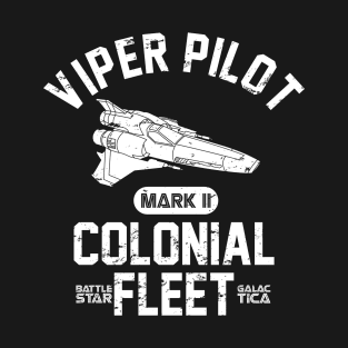 Battlestar Galactica Viper Pilot Colonial Fleet T-Shirt