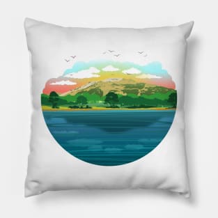 Mount Scott - Morning Edition Pillow