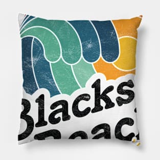 Blacks Beach California Surfing Surf Sunset Wave Pillow