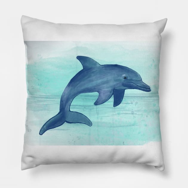 Dolphin Pillow by Artistica