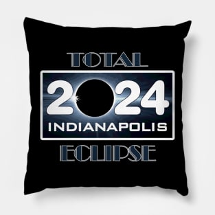 Eclipse Indianapolis IN Total Solar Eclipse April 2024 Totality Pillow