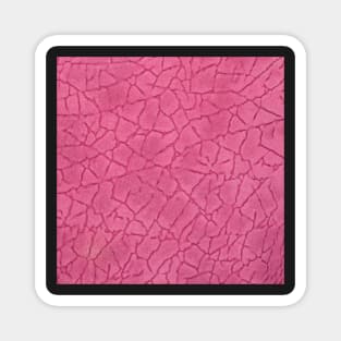 Pink leather texture closeup Magnet