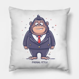 Gorilla Enterpreneur Pillow