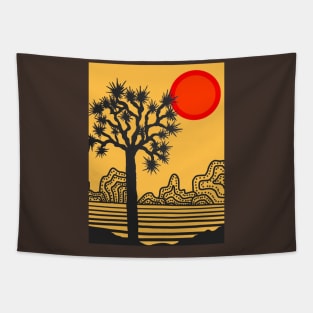 Joshua Tree Sunset Tapestry