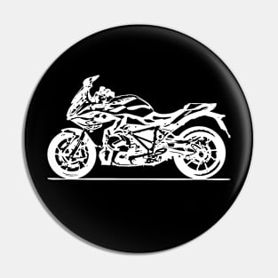 R1250RS Bike White Sketch Art Pin