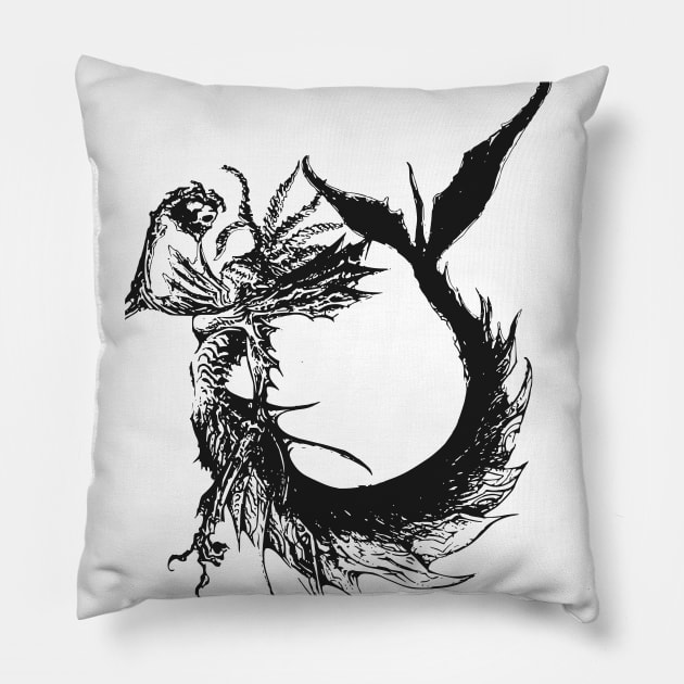 Mermaid Pillow by jintetsu