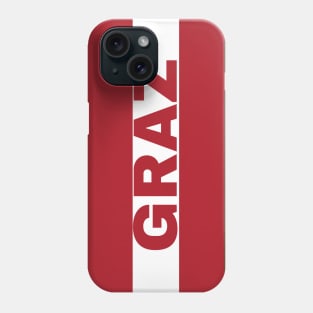 Graz City in Austrian Flag Phone Case