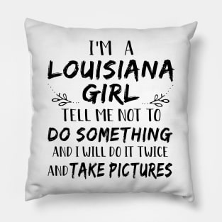 Louisiana Girl Pillow