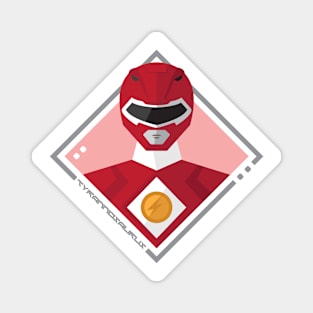 Red Tyrannosaurus Ranger Magnet