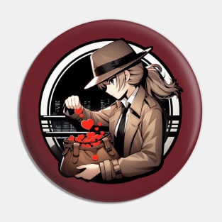 Detective Hearts Pin