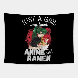 Anime and ramen Tapestry