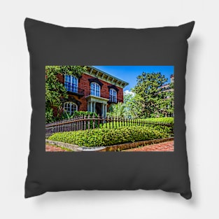 Downtown Savannah Georgia Pillow