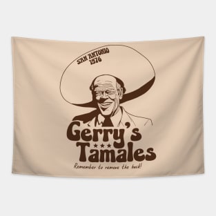 Vintage Gerry's Tamales San Antonio 1976 // Funny President Gerald Ford Tapestry