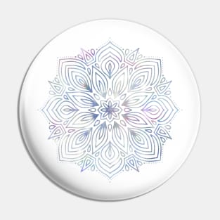 Iridescent Rainbow Pretty Mandala Pin