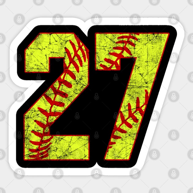 27 number jersey' Sticker