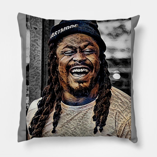 Beast Mode Pillow by LandyPandy