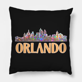 Orlando Skyline Pillow