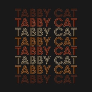 Retro Tabby Cat T-Shirt