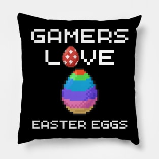 Gamer Easter Egg Gaming Video Game Lover Gifts Kids Boys Pillow
