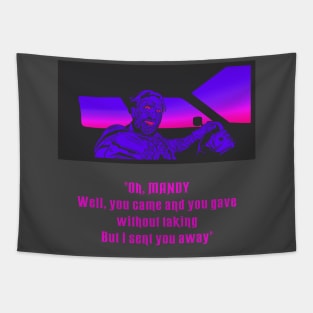 Oh, Mandy [Purple] Tapestry