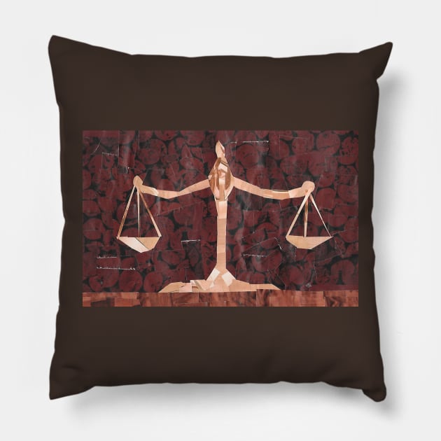 Scales of Justice Pillow by cajunhusker