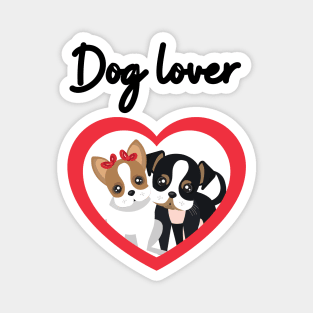 Dog Lover Cute Dogs Magnet
