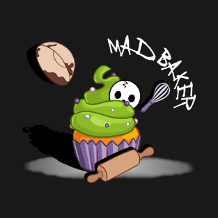 Mad Baker - Kawaii Cute Cupcake T-Shirt