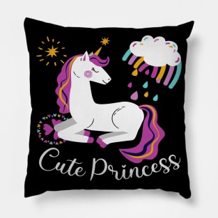 Cool Unicorn Design - Cute Princess Pillow