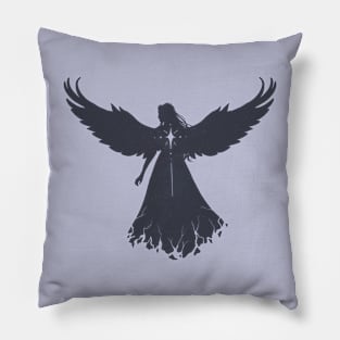 Angel silhouette Pillow