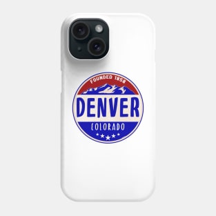 DENVER COLORADO ROCKY MOUNTAINS MILE HIGH CITY Phone Case