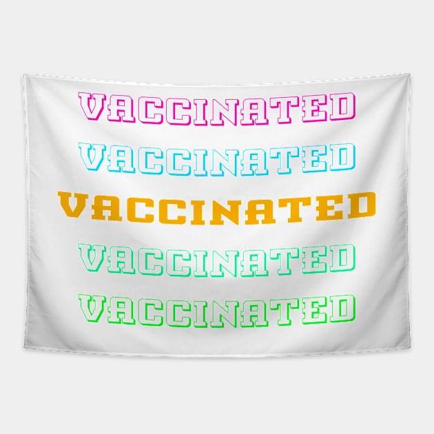 Vaccinated Tapestry by TeesandDesign