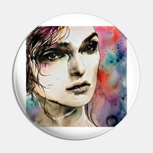 beauty and delicacy of  Keira`s face Pin