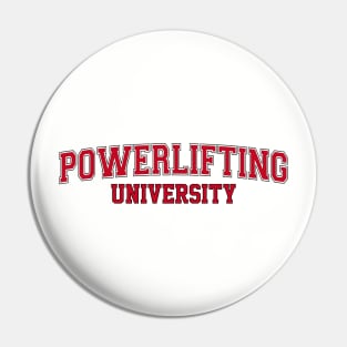 Powerlifting University Pin