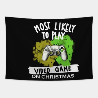 Most Likely To Play Video Game Tapestry