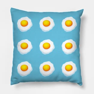 Blue Egg Pattern Pillow