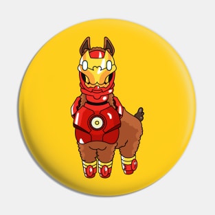 Iron Alpaca Pin