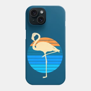 80s Flamingo Sunset Graphic Phone Case