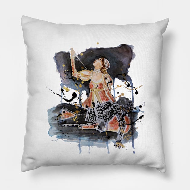 Romeo & Juliet Pillow by Hlblng