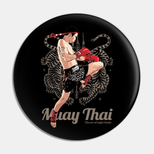 Muay Thai Kick Boxing Pin