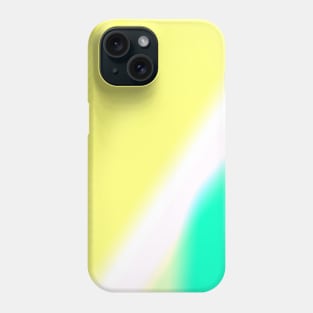 YELLOW BLUE GREEN WHITE ABSTRACT TEXTURE Phone Case