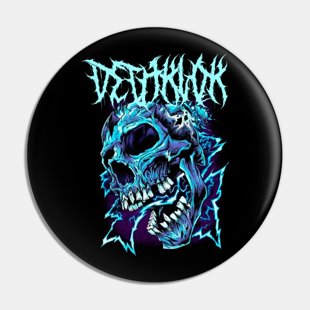 DETHKLOK VTG Pin by rdsgnnn