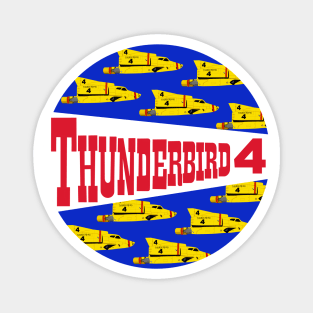 Thunderbirds 4 Sea Craft Piloted by Gordon Tracy Magnet