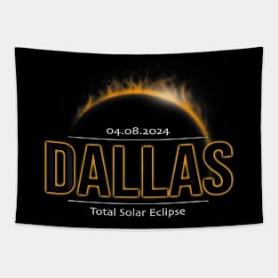 Dallas Texas America 2024 Path Of Totality Solar Eclipse Tapestry