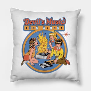 Devils music Pillow