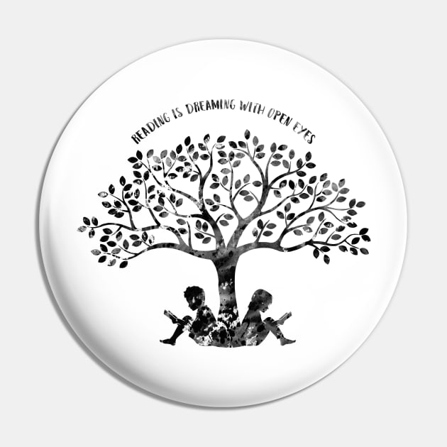 Reading is dreaming with open eyes Pin by erzebeth
