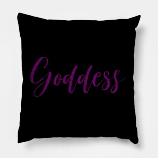 Goddess Purple Pillow