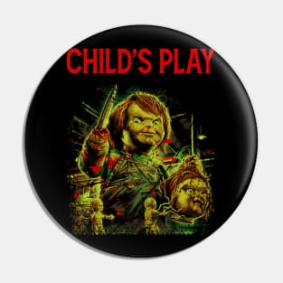 Chucky's Mischief Unleashed Child's Play Movie-Inspired Tee Pin