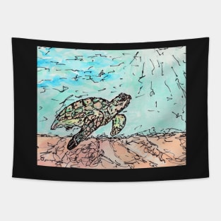 Sea Turtle Tapestry