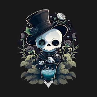 Dead Alchemist still loves his job, spooky alchemist T-Shirt